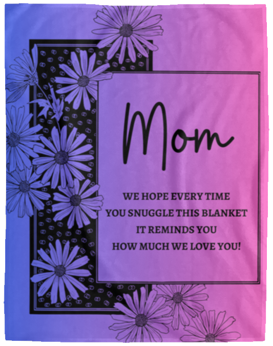 Mom Flower Blanket | Holiday Gift