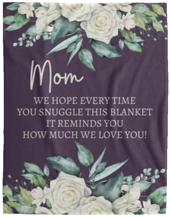 Mom Flower Blanket | Holiday Gift