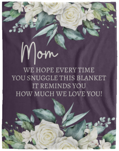 Mom Flower Blanket | Holiday Gift