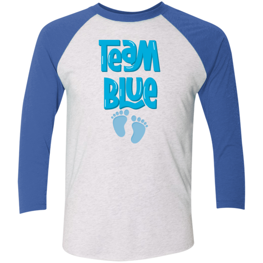 Team Blue | 3/4 Sleeve Tshirt | Vintage Royal or Pink