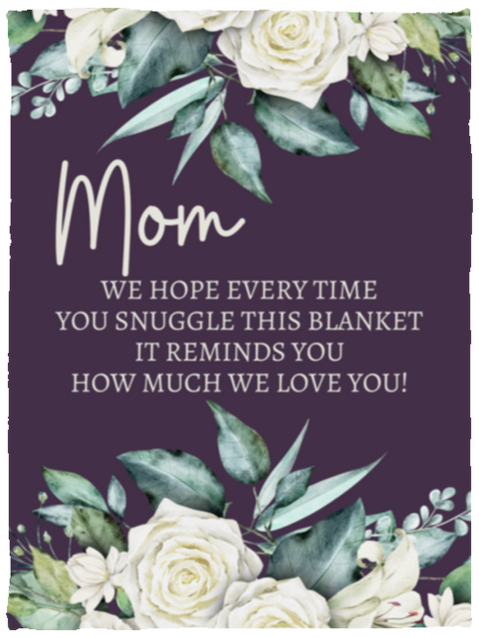 Mom Flower Blanket | Holiday Gift