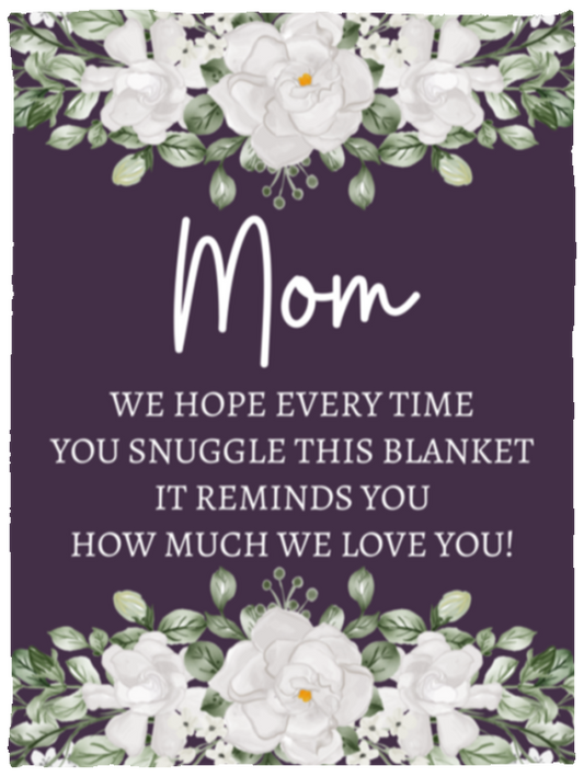 Mom Flower Blanket | Holiday Gift