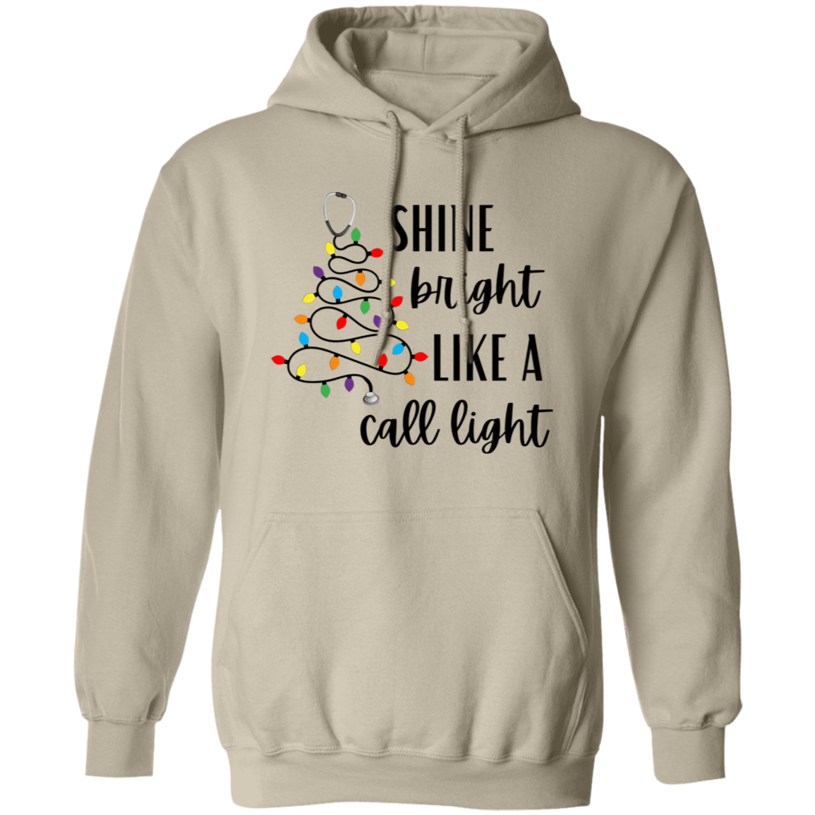 Shine Bright Like a Call Light Tree | Black or White Text