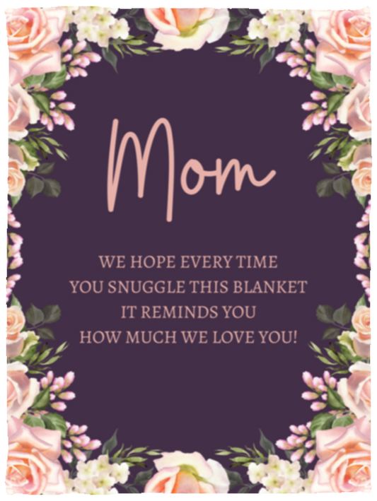 Mom Flower Blanket | Holiday Gift