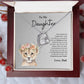 To My Daughter Love Dad | Forever Love Necklace