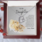 To My Daughter Love Mom | Forever Love Necklace