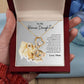 To My Bonus Daughter Love Mom | Forever Love Necklace