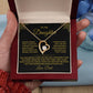 To My Daughter | Forever Love Necklace | Gold Message