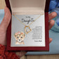 To My Daughter Love Dad | Forever Love Necklace