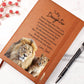 To My Daughter - Love Dad | Leather Journal | Lion & Lion Cub