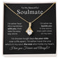 To My Beautiful Soulmate | Alluring Beauty Necklace