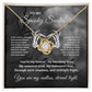 To My Spooky Soulmate | Full Moon | Love Knot Necklace | Halloween Gift