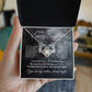 To My Spooky Soulmate | Full Moon | Love Knot Necklace | Halloween Gift