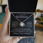 To My Beautiful Soulmate | Love Knot Necklace