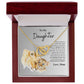 To My Daughter Love Mom | Interlocking Hearts Necklace