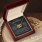 To My Beautiful Soulmate | Interlocking Hearts Necklace