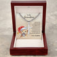 To My Grandson Love Grandma | Cuban Link Chain with Artisan Cross