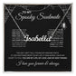 To My Spooky Soulmate | Custom Name Neckace | Halloween Soulmate Gift (black background)