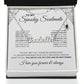 To My Spooky Soulmate | Custome Name Necklace | Halloween Soulmate Gift (white background)