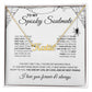 To My Spooky Soulmate | Custome Name Necklace | Halloween Soulmate Gift (white background)