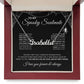 To My Spooky Soulmate | Custom Name Neckace | Halloween Soulmate Gift (black background)