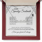 To My Spooky Soulmate | Custome Name Necklace | Halloween Soulmate Gift (white background)