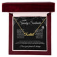 To My Spooky Soulmate | Custom Name Neckace | Halloween Soulmate Gift (black background)