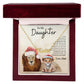To My Daughter Love Dad | Custom Name Necklace