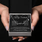 To My Spooky Soulmate | Signature Name Necklace | Halloween Soulmate Gift (black background)