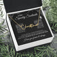 To My Spooky Soulmate | Signature Name Necklace | Halloween Soulmate Gift (black background)
