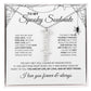 To My Spooky Soulmate | Vertical Name Necklace | Halloween Soulmate Gift (white background)