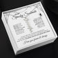 To My Spooky Soulmate | Vertical Name Necklace | Halloween Soulmate Gift (white background)