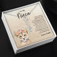 To My Niece Love Uncle | Vertical Name Necklace