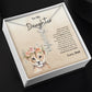 To My Daughter Love Dad | Vertical Name Necklace