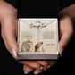 To My Daughter Love Dad | Vertical Name Necklace