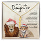 To My Daughter Love Dad | Vertical Name Necklace