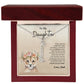 To My Daughter Love Dad | Vertical Name Necklace