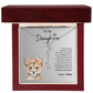 To My Daughter Love Mom | Vertical Name Necklace