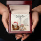 To My Daughter Love Dad | Vertical Name Necklace