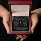To My Spooky Soulmate | Vertical Name Necklace | Halloween Soulmate Gife (black background)