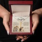 To My Daughter Love Dad | Vertical Name Necklace