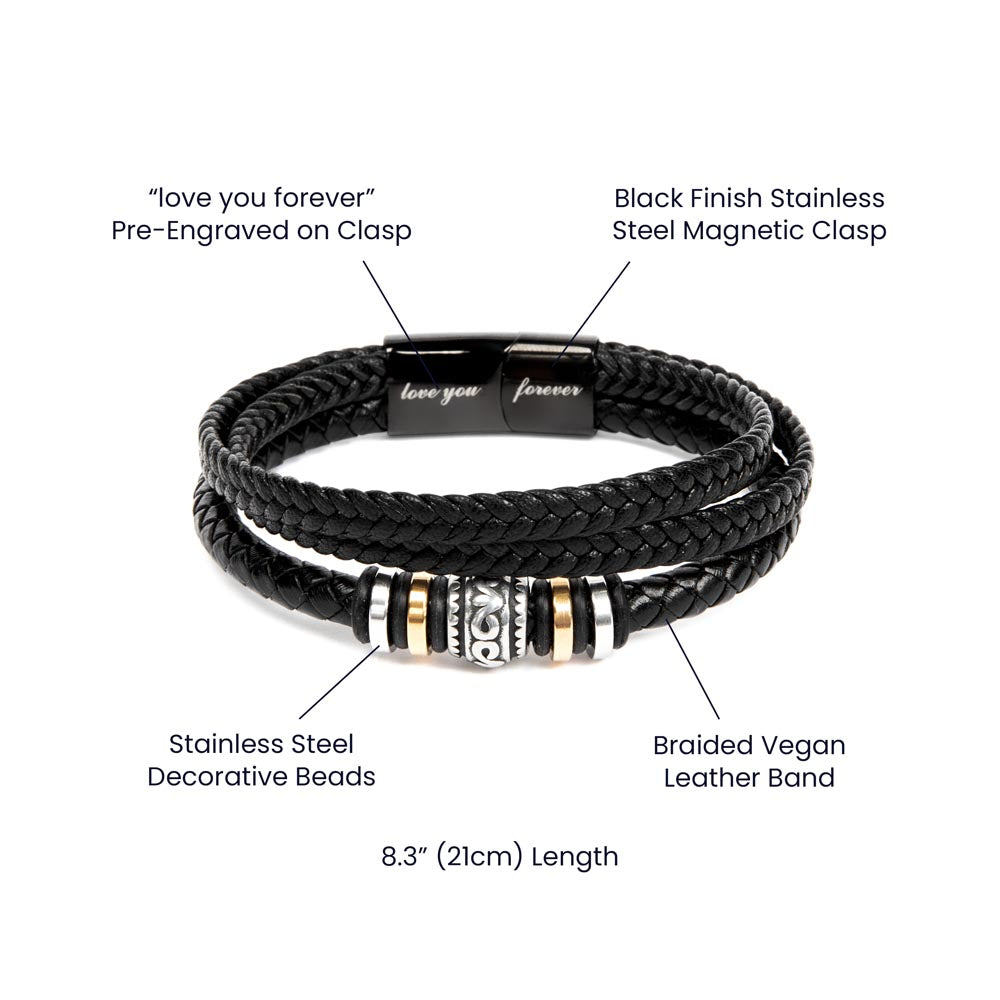 To My Nephew Love Your Aunt | Love You Forever Bracelet