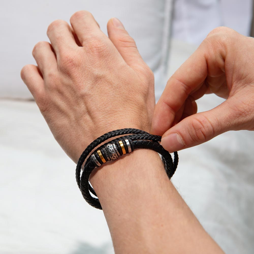 To My Son Love Dad | Love You Forever Bracelet
