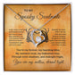 To My Spooky Soulmate | Forever Love Necklace | Halloween Gift