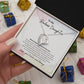 To My Badass Daughter | Forever Love Necklace | Daughter Gift