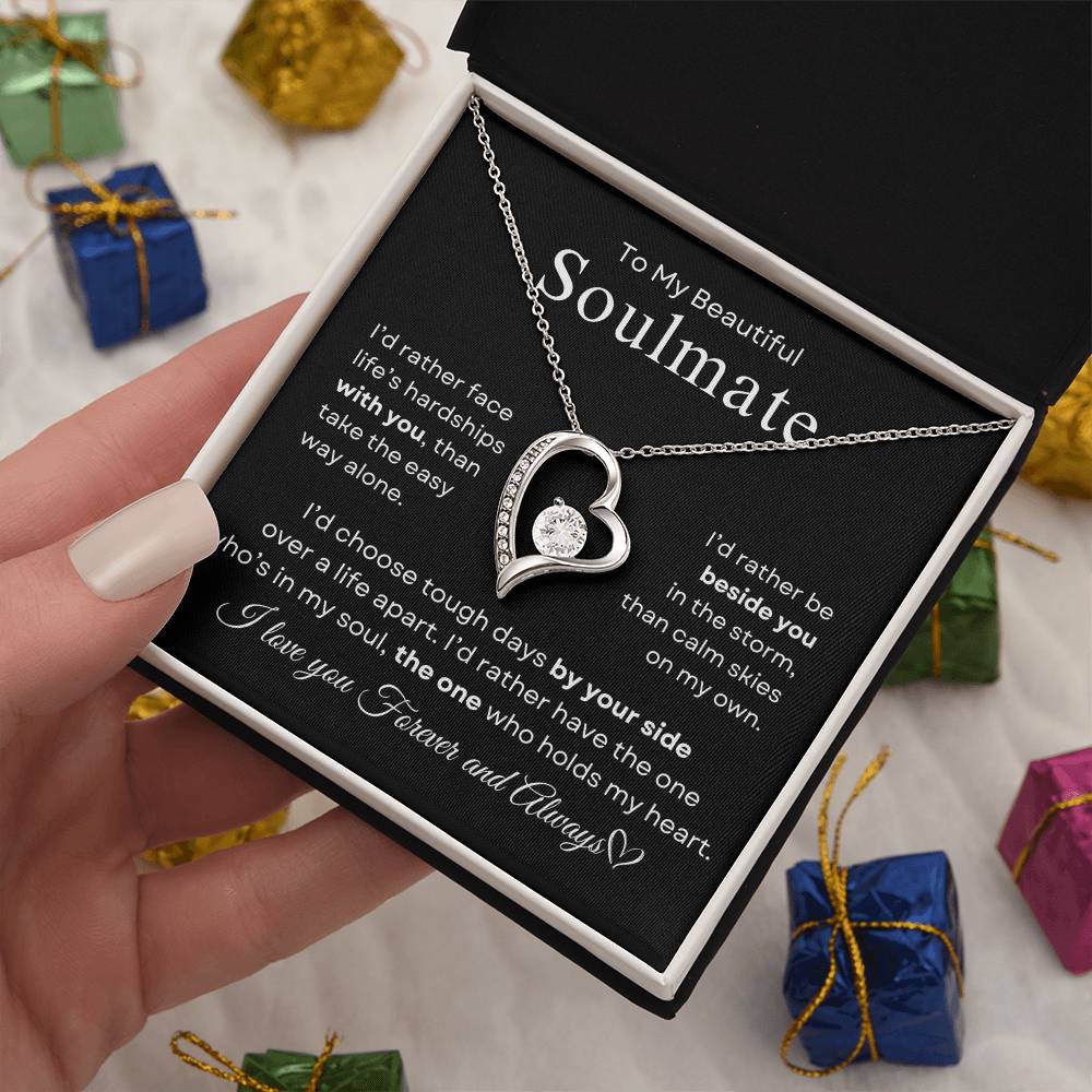 For My Beautiful Soulmate | Forever Love Necklace