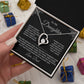 To My Daughter | Forever Love Necklace | Silver Message