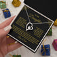 To My Daughter | Forever Love Necklace | Gold Message