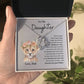 Precious Cub with Flower Wreath | Forever Love Necklace