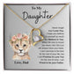 Precious Cub with Flower Wreath | Forever Love Necklace